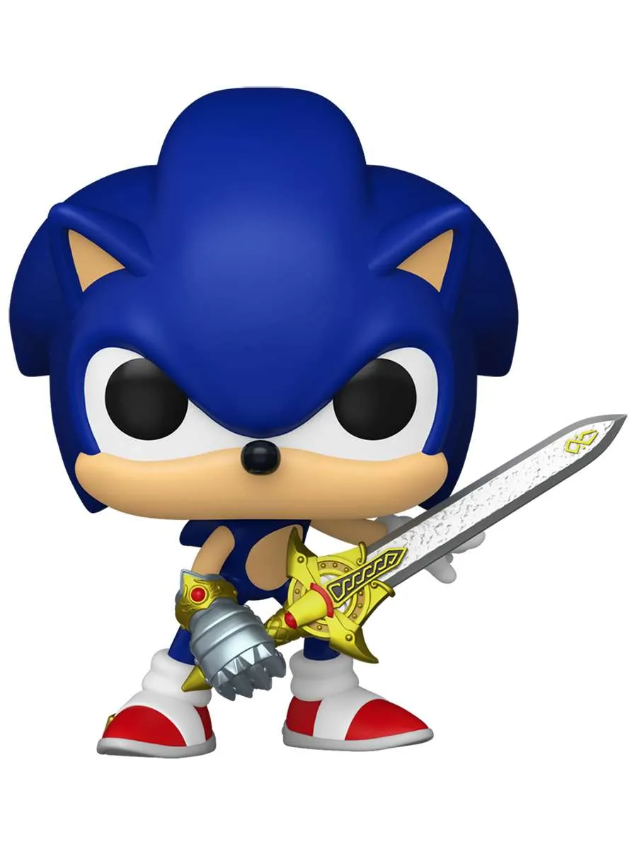 Фигурка Funko POP! Games Sonic The Hedgehog Sonic with Caliburn NYCC25 (Exc)