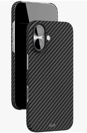 Чехол защитный "vlp" Kevlar Case с MagSafe для iPhone 17, черный
