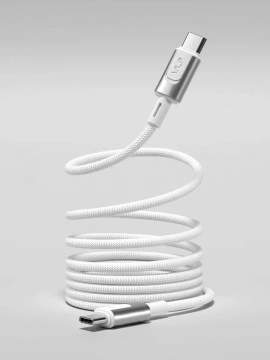 Кабель VLP Force Line Magnet USB-C, 1.5м, 100W, белый