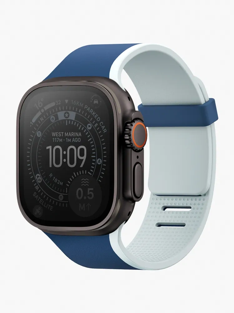 Ремешок Uniq для Apple Watch 49/46/45/44 mm Revix IV reversible магнитный, синий 